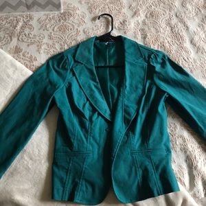 Teal blazer